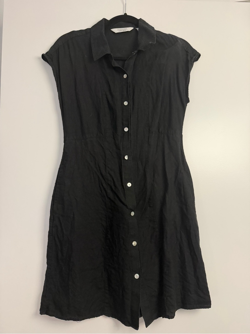 & Other Stories Button-Front Linen Dress